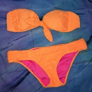 VS Neon orange bikini set